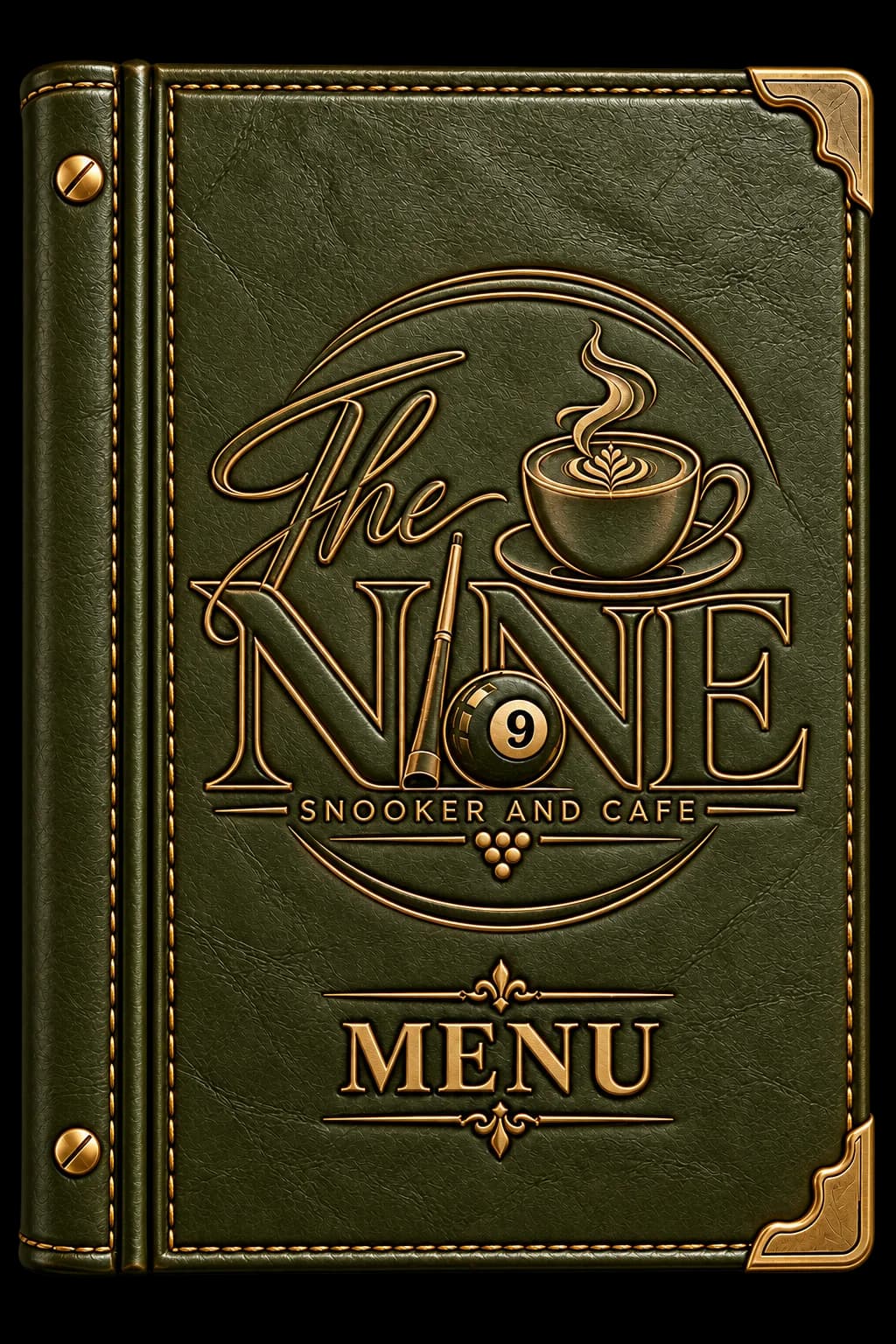 The Nine Snooker & Cafe Menu Book